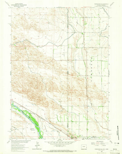 United States Geological Survey Torrington SE, WY-NE (1963, 24000-Scale) digital map