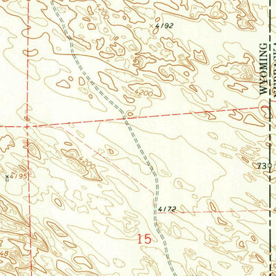 United States Geological Survey Torrington SE, WY-NE (1963, 24000-Scale) digital map