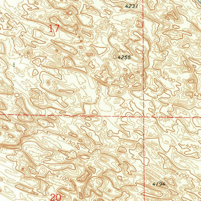 United States Geological Survey Torrington SE, WY-NE (1963, 24000-Scale) digital map