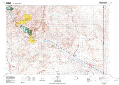 United States Geological Survey Torrington, WY-NE (1978, 100000-Scale) digital map