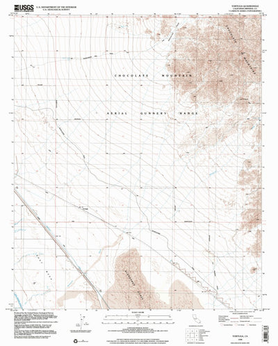 United States Geological Survey Tortuga, CA (1998, 24000-Scale) digital map