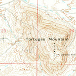 United States Geological Survey Tortugas Mountain, NM (1955, 24000-Scale) digital map