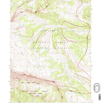United States Geological Survey Tosi Peak, WY (1996, 24000-Scale) digital map
