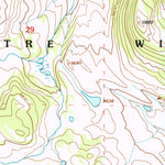 United States Geological Survey Tosi Peak, WY (1996, 24000-Scale) digital map