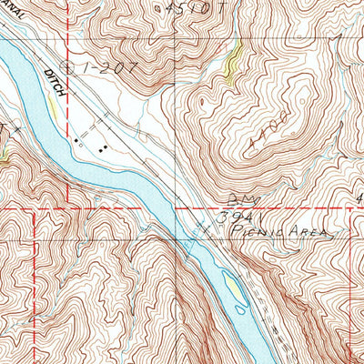 United States Geological Survey Toston, MT (1986, 24000-Scale) digital map