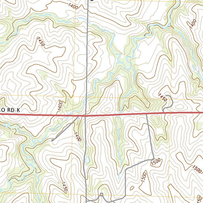 United States Geological Survey Touhy, NE (2021, 24000-Scale) digital map