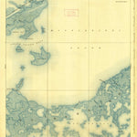 United States Geological Survey Toulme, MS-LA (1893, 62500-Scale) digital map
