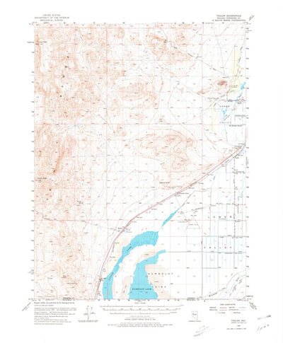 United States Geological Survey Toulon, NV (1956, 62500-Scale) digital map