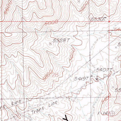 United States Geological Survey Toulon Peak, NV (1987, 24000-Scale) digital map