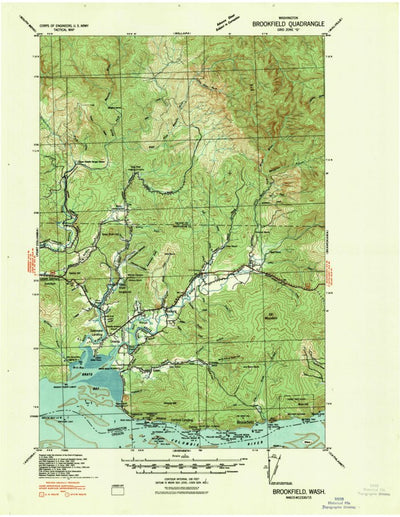 United States Geological Survey Toutle, WA (1940, 62500-Scale) digital map