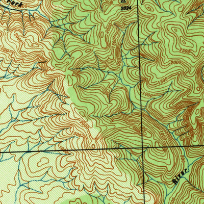 United States Geological Survey Toutle, WA (1940, 62500-Scale) digital map
