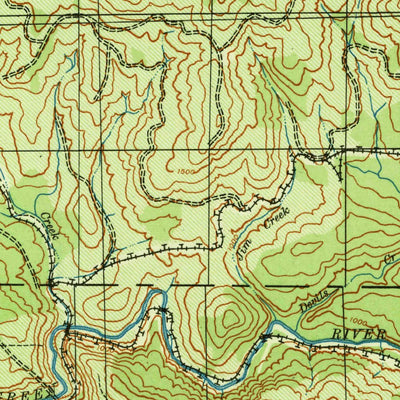 United States Geological Survey Toutle, WA (1942, 62500-Scale) digital map