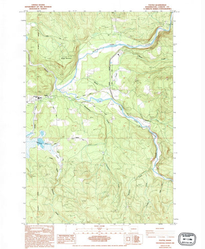 United States Geological Survey Toutle, WA (1985, 24000-Scale) digital map