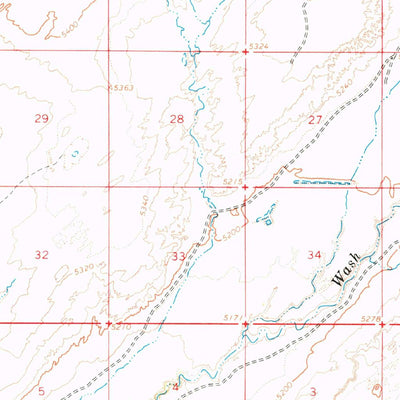 United States Geological Survey Tovar Mesa, AZ (1966, 62500-Scale) digital map