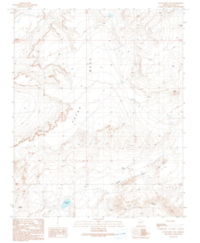 United States Geological Survey Tovar Mesa East, AZ (1991, 24000-Scale) digital map