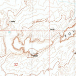 United States Geological Survey Tovar Mesa West, AZ (1991, 24000-Scale) digital map