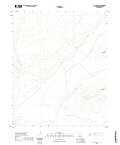 United States Geological Survey Tovar Mesa West, AZ (2021, 24000-Scale) digital map