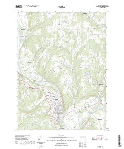 United States Geological Survey Towanda, PA (2023, 24000-Scale) digital map