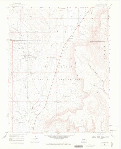 United States Geological Survey Towaoc, CO (1966, 24000-Scale) digital map