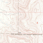 United States Geological Survey Towaoc, CO (1966, 24000-Scale) digital map