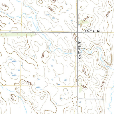 United States Geological Survey Tower City SW, ND (2020, 24000-Scale) digital map