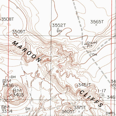 United States Geological Survey Tower Hill North, NM (1985, 24000-Scale) digital map