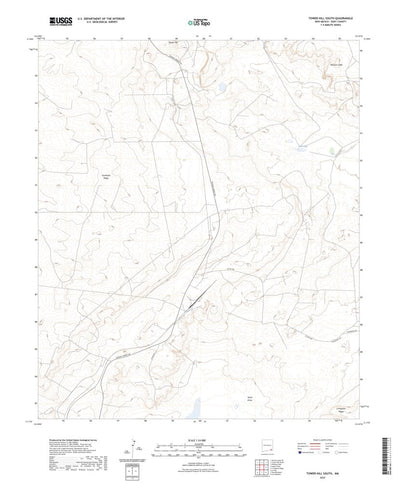 United States Geological Survey Tower Hill South, NM (2023, 24000-Scale) digital map