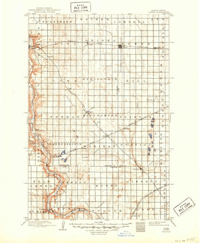 United States Geological Survey Tower, ND (1897, 125000-Scale) digital map