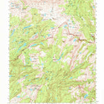 United States Geological Survey Tower Peak, CA (1956, 62500-Scale) digital map