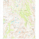 United States Geological Survey Tower Peak, CA (1990, 24000-Scale) digital map