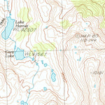 United States Geological Survey Tower Peak, CA (1990, 24000-Scale) digital map