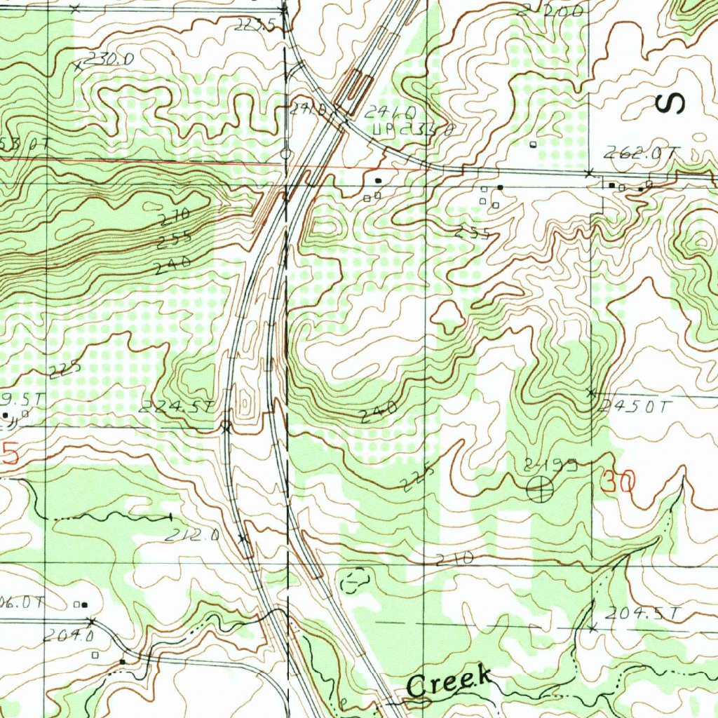 Town Corners, MI (1983, 25000-Scale) Map by United States Geological ...