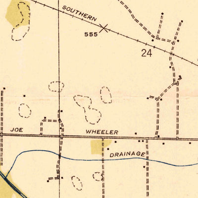 United States Geological Survey Town Creek, AL (1936, 24000-Scale) digital map