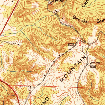 United States Geological Survey Town Creek, AL (1950, 24000-Scale) digital map