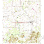United States Geological Survey Town Creek, AL (1974, 24000-Scale) digital map