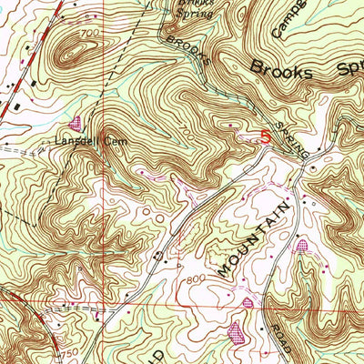 United States Geological Survey Town Creek, AL (1974, 24000-Scale) digital map