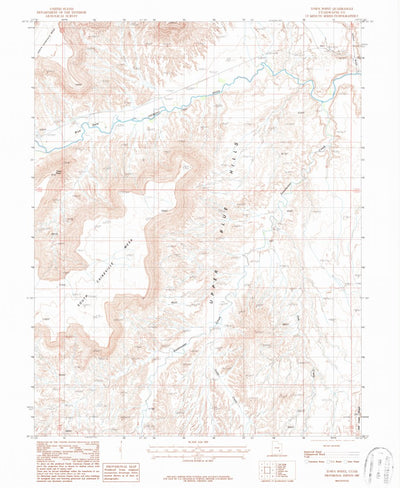 United States Geological Survey Town Point, UT (1987, 24000-Scale) digital map