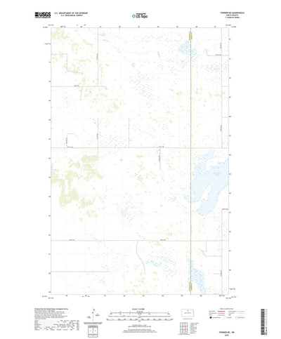 United States Geological Survey Towner NE, ND (2020, 24000-Scale) digital map