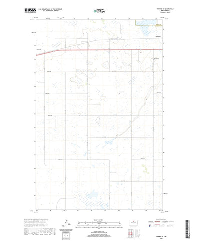 United States Geological Survey Towner SE, ND (2020, 24000-Scale) digital map