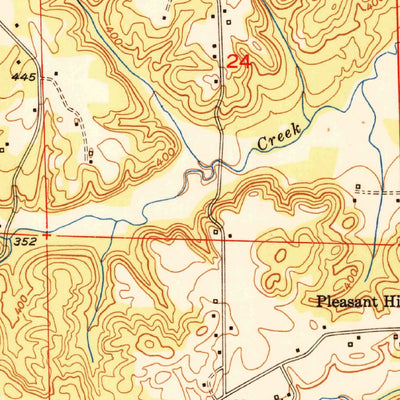 United States Geological Survey Townley, AL (1951, 24000-Scale) digital map