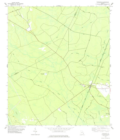 United States Geological Survey Townsend, GA (1978, 24000-Scale) digital map