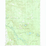 United States Geological Survey Townsend Lake, MI (1987, 24000-Scale) digital map