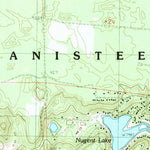 United States Geological Survey Townsend Lake, MI (1987, 24000-Scale) digital map