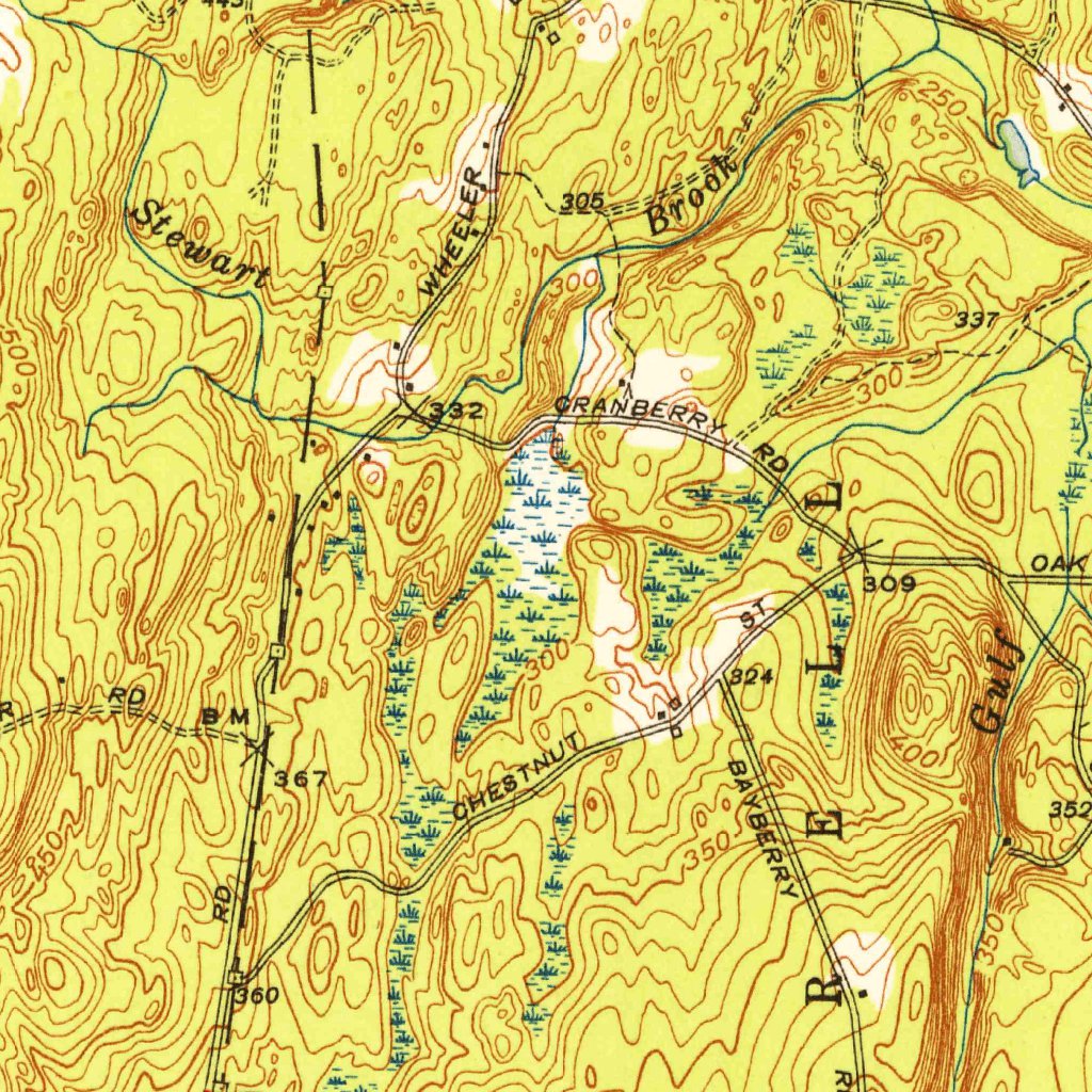 Townsend Map Townsend, MA-NH (1944, 31680-Scale) Map by United States Geological ...