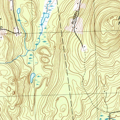 United States Geological Survey Townsend, MA-NH (1988, 25000-Scale) digital map