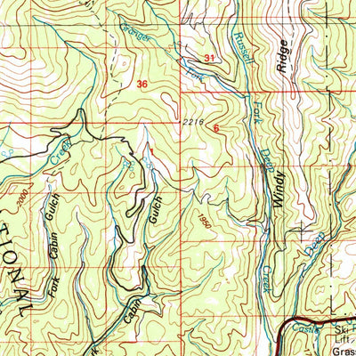 United States Geological Survey Townsend, MT (1976, 100000-Scale) digital map