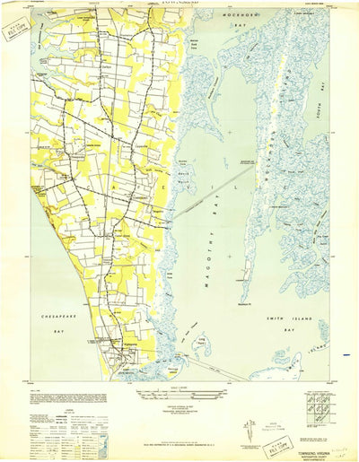United States Geological Survey Townsend, VA (1943, 24000-Scale) digital map