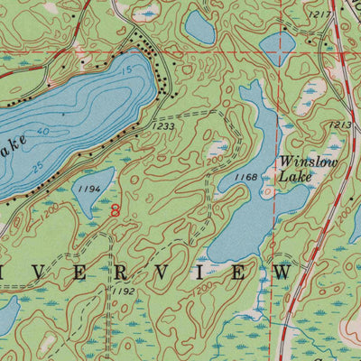 United States Geological Survey Townsend, WI (1972, 24000-Scale) digital map