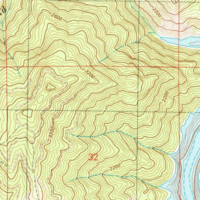 United States Geological Survey Township Butte, ID (1981, 24000-Scale) digital map