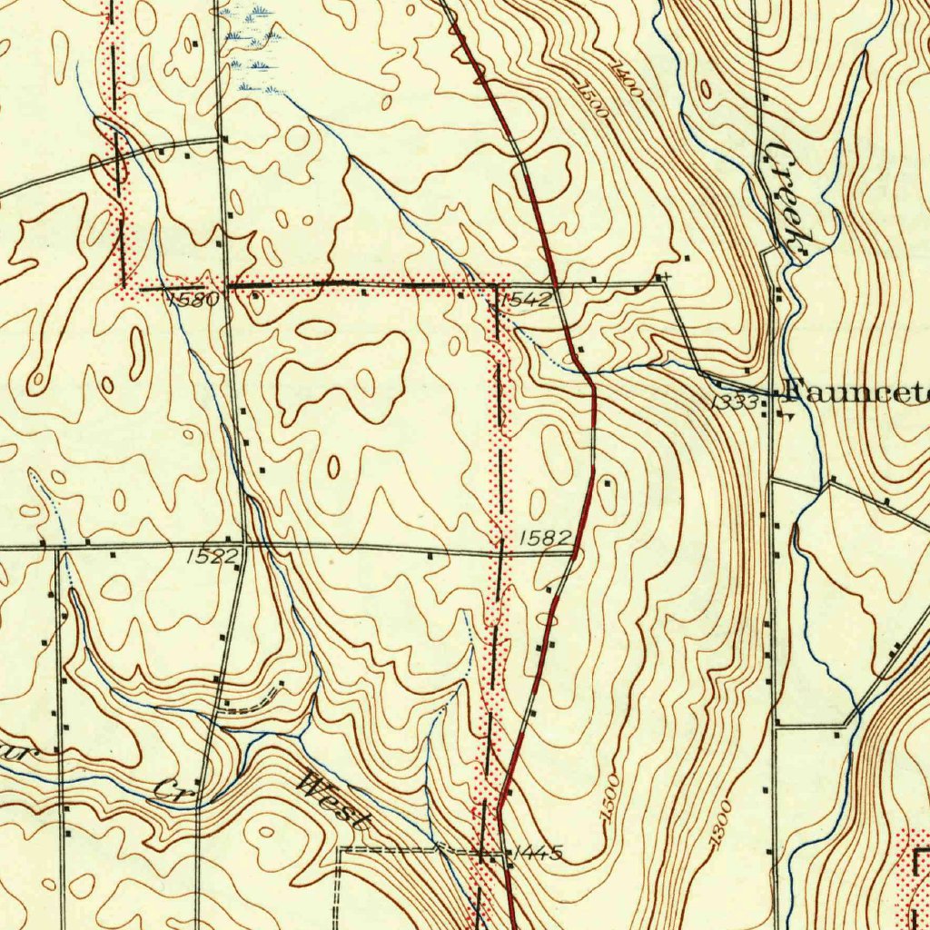 Townville, PA (1945, 62500Scale) Map by United States Geological